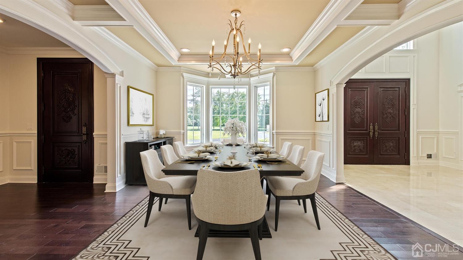 152 Culver Road Monmouth Junction, NJ 08852 - Photo 16 of 87 a view of a dining room with furniture window and wooden floor