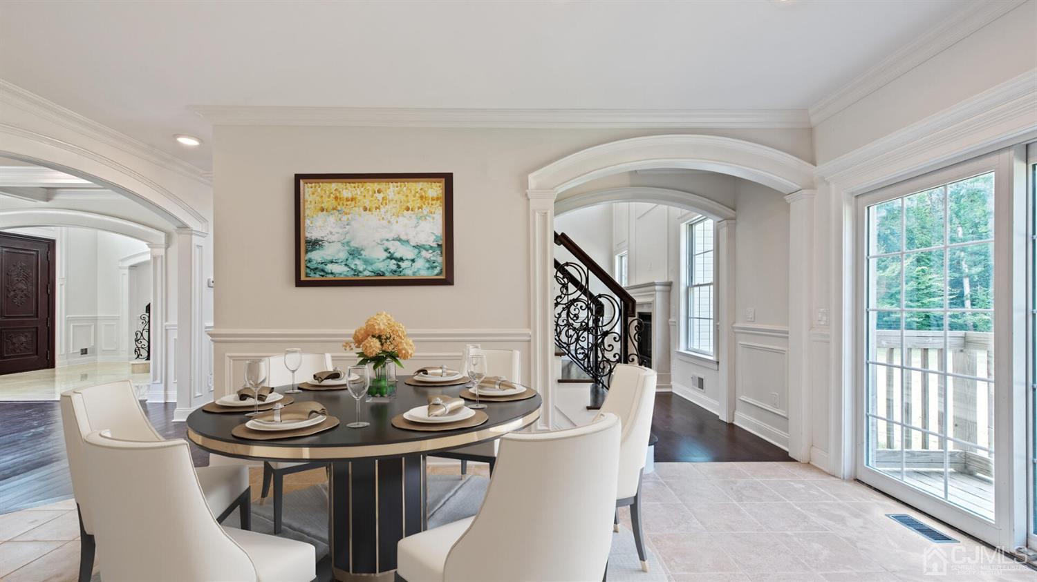 152 Culver Road Monmouth Junction, NJ 08852 - Photo 18 of 87 a view of a dining room with furniture window and wooden floor