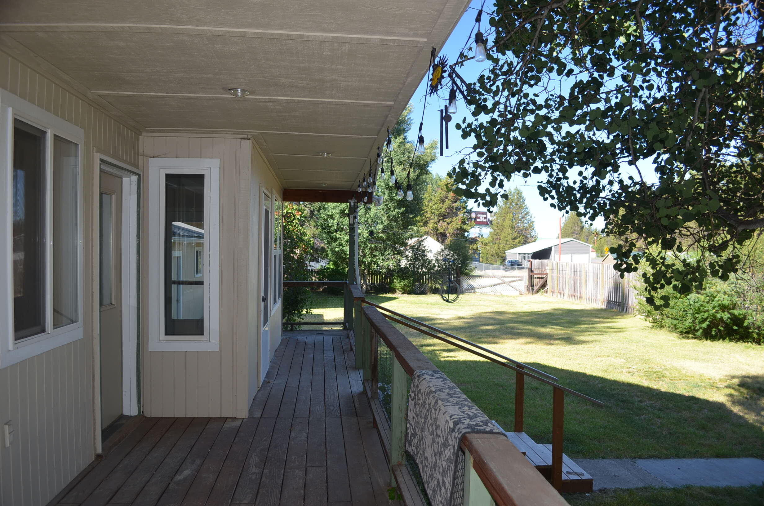 137008 Main Street Crescent, OR 97733 - Photo 36 of 50 a view of balcony with furniture and wooden floor