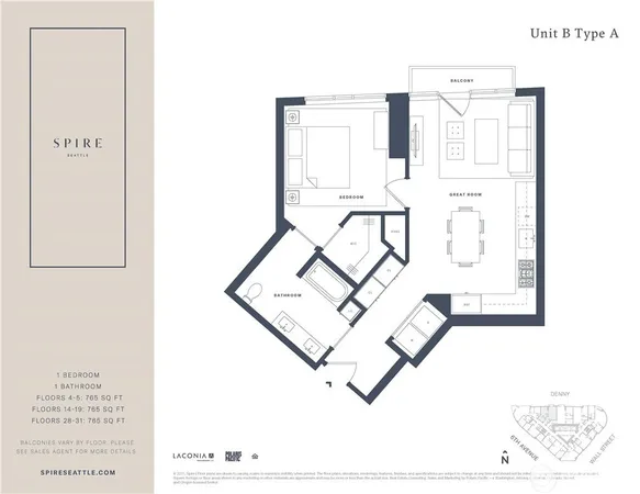 $2,975 | 2510 6th Avenue, Unit 1409, Seattle, WA 98121
