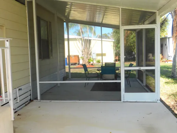 a view of outdoor space with seating area