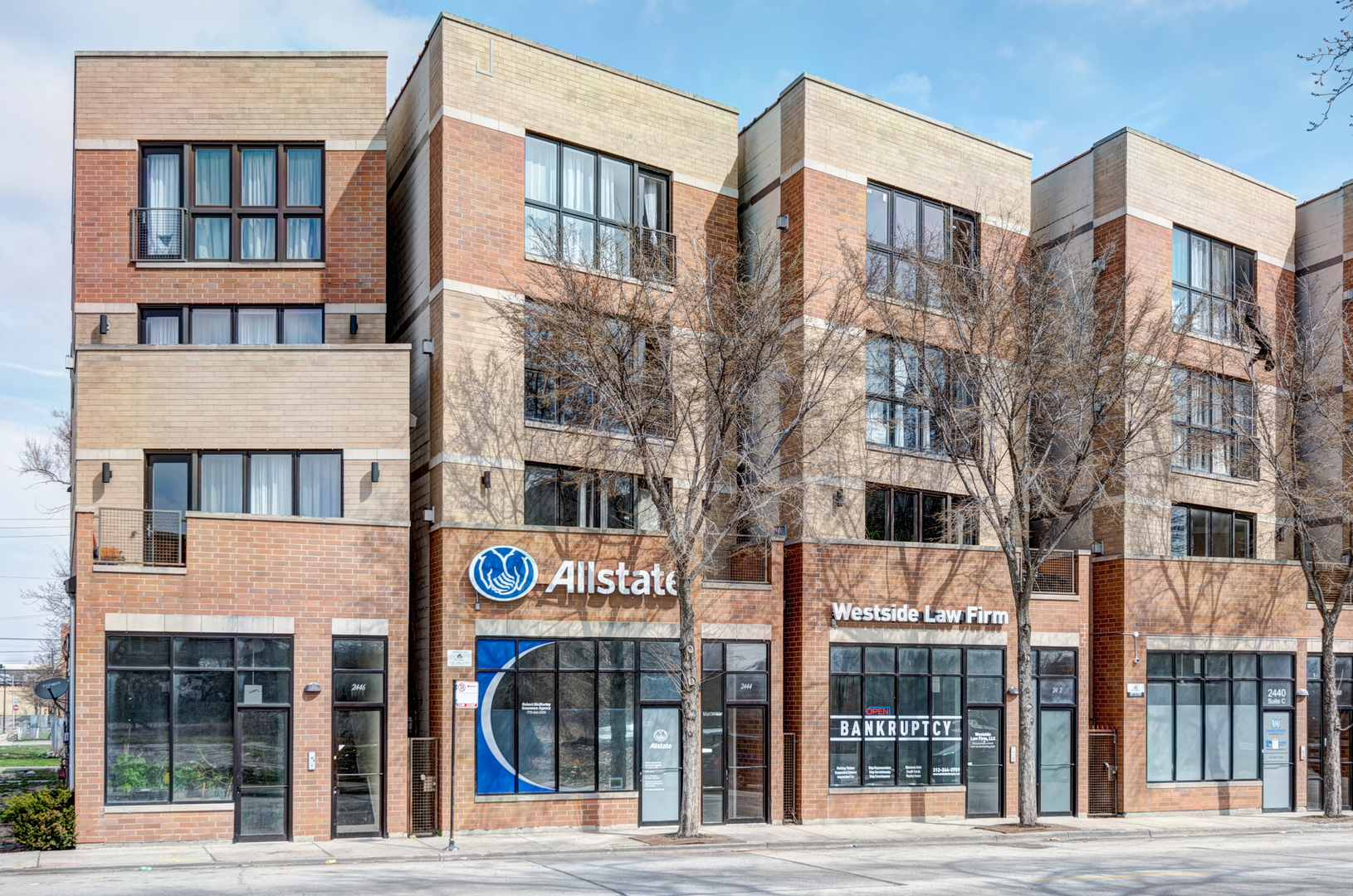 2444 West Madison Street, Unit 3 Chicago, IL 60612 - Photo 1 of 14 a front view of a multi story building