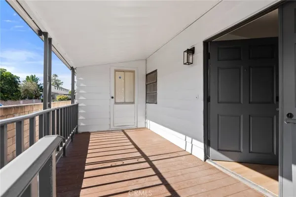a view of a balcony
