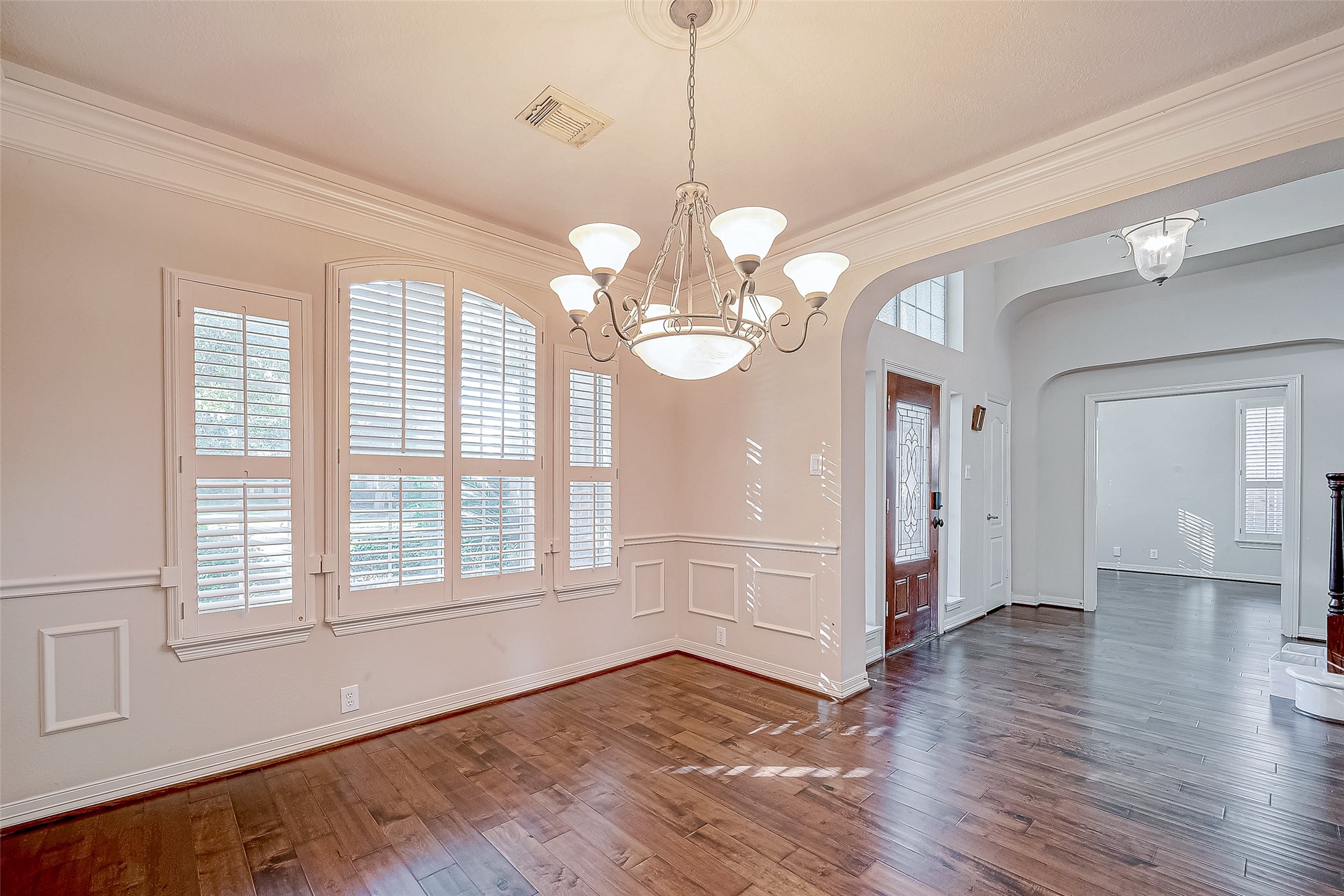 5707 Brennan Ridge Lane Katy, TX 77450 - Photo 5 of 38 Dinning Room with Shutter Plantation