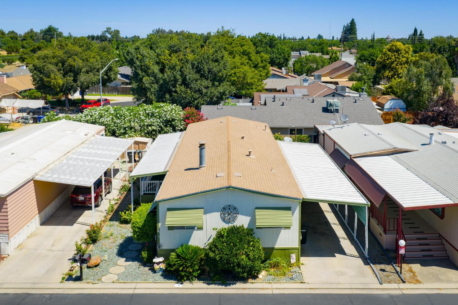 1200 South Carpenter Road, Unit 4 Modesto, CA 95351 - Photo 13 of 22 an aerial view of a house
