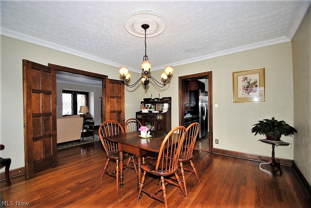 3185 Onaway Road Cleveland, OH 44120 - Photo 5 of 24 Dining with natural wood finishes.