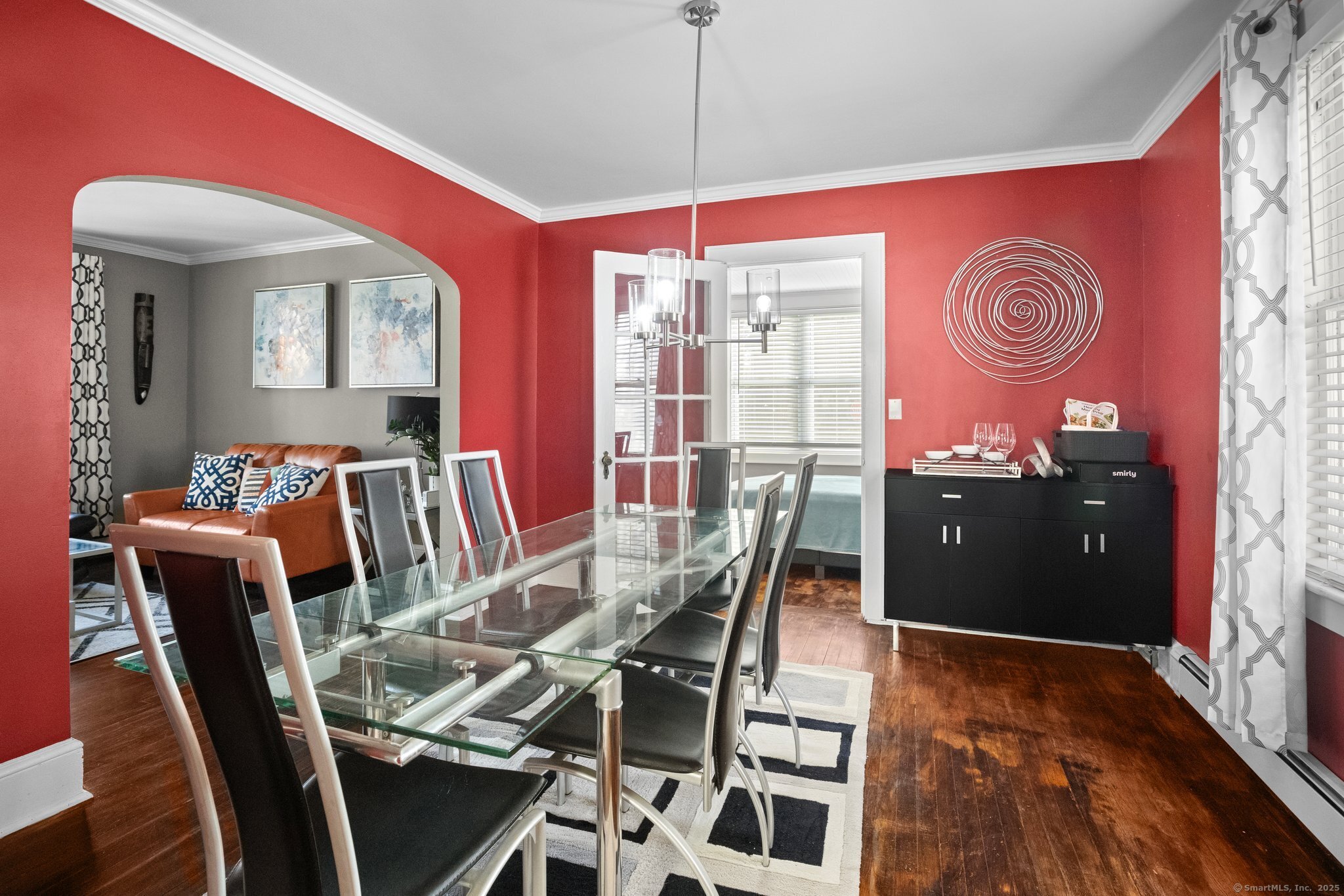 15 Overland Avenue Bridgeport, CT 06606 - Photo 22 of 35 a view of a dining room with furniture and a chandelier
