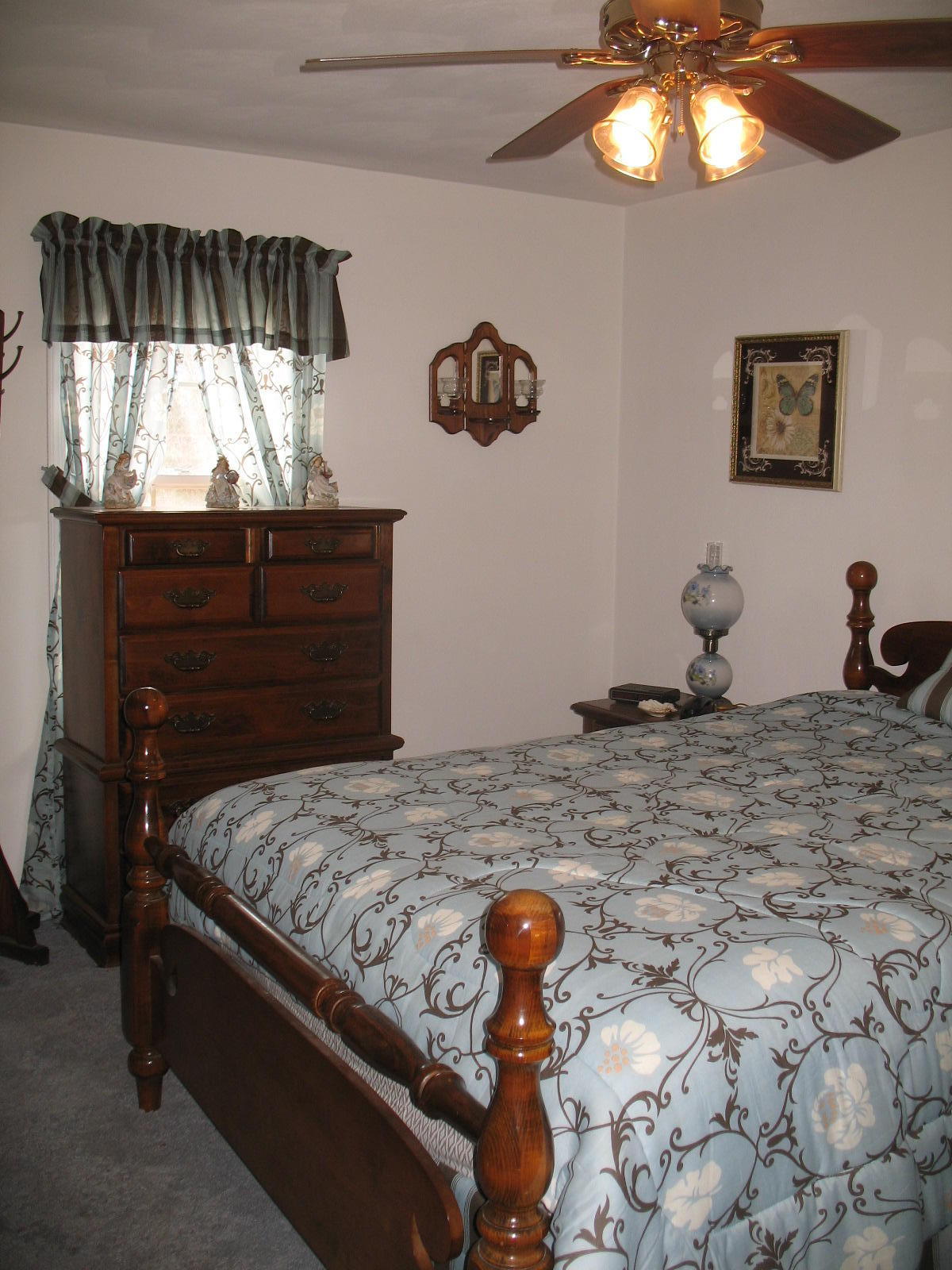 4561 Union Church Road Thaxton, VA 24174 - Photo 22 of 27 a bed room with a bed and a window
