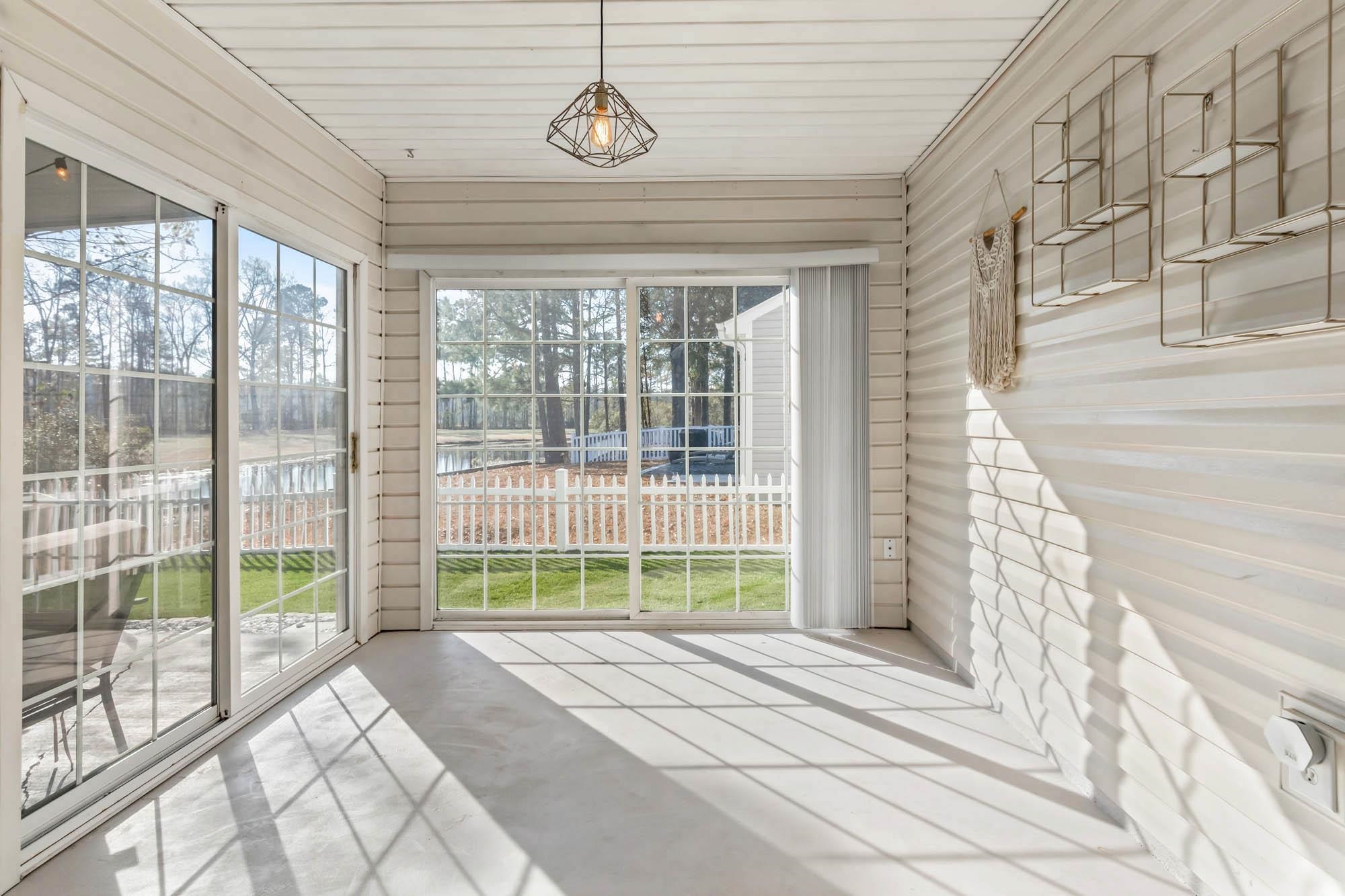 248 McKendree Lane Myrtle Beach, SC 29579 - Photo 18 of 34 View of unfurnished sunroom