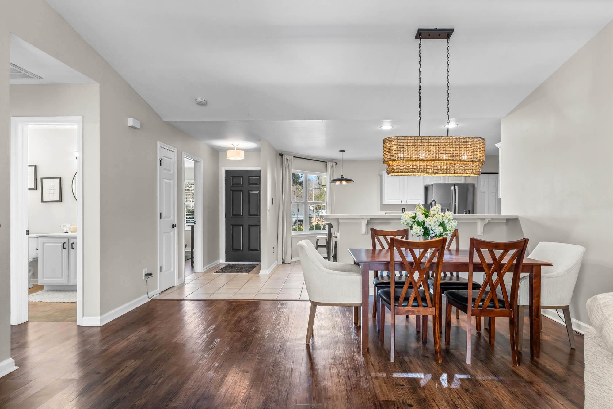 248 McKendree Lane Myrtle Beach, SC 29579 - Photo 9 of 34 Dining space featuring light wood finished floors and baseboards