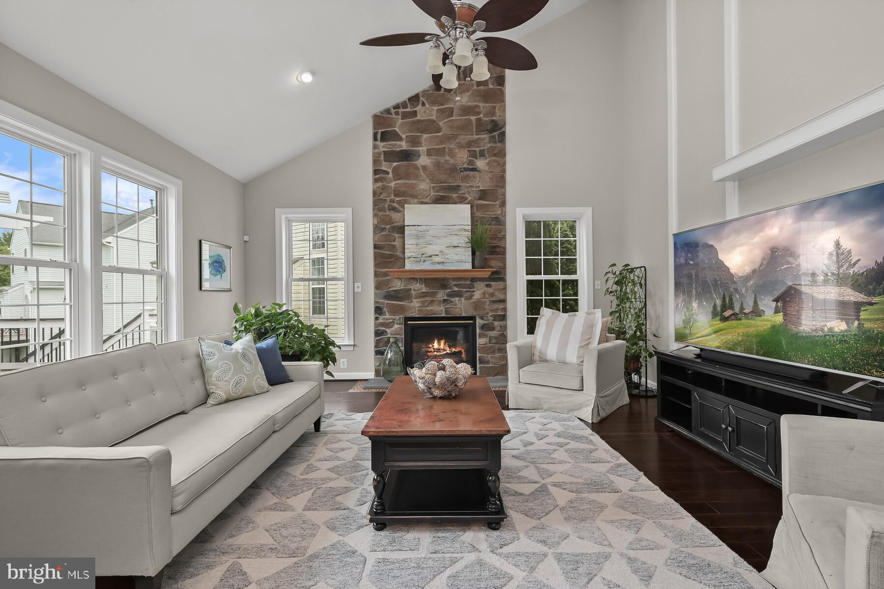 8013 High Castle Road Ellicott City, MD 21043 - Photo 2 of 49 Family room with vaulted ceilings