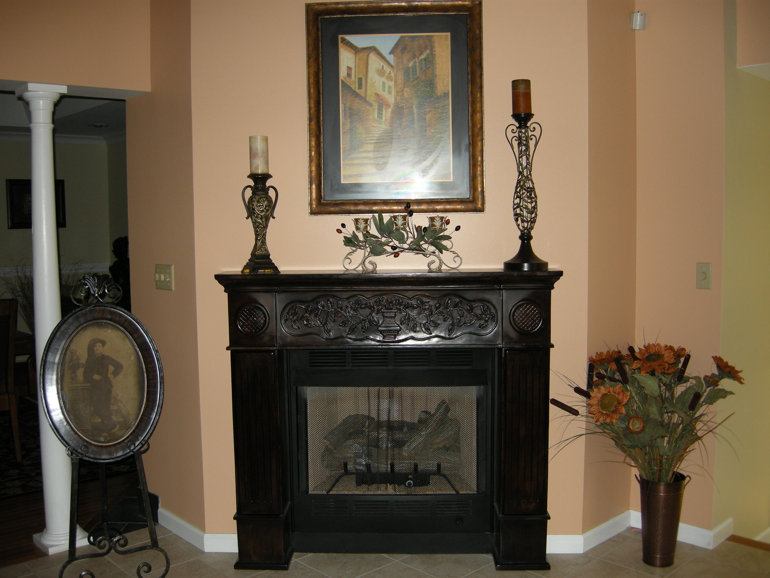 757 Dalton Division Road Dalton, MA 01226 - Photo 9 of 25 Fireplace in kitchen