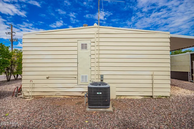 a view of a utility room with a window