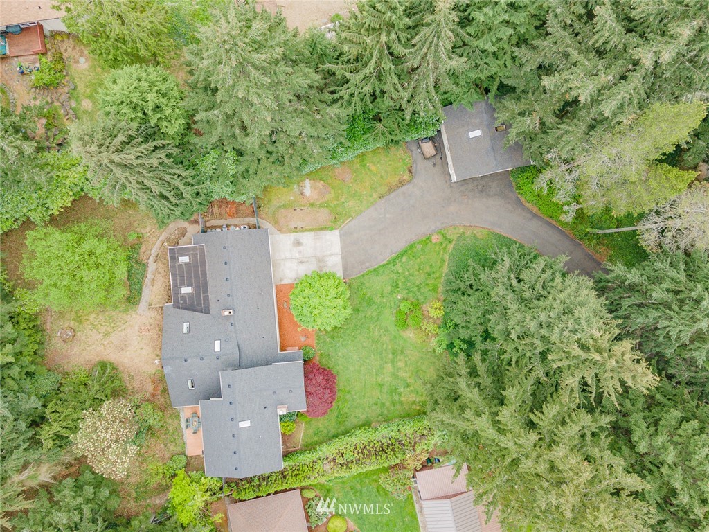 20600 2nd Avenue Southwest Normandy Park, WA 98166 - Photo 2 of 40 an aerial view of a house with a yard and trees