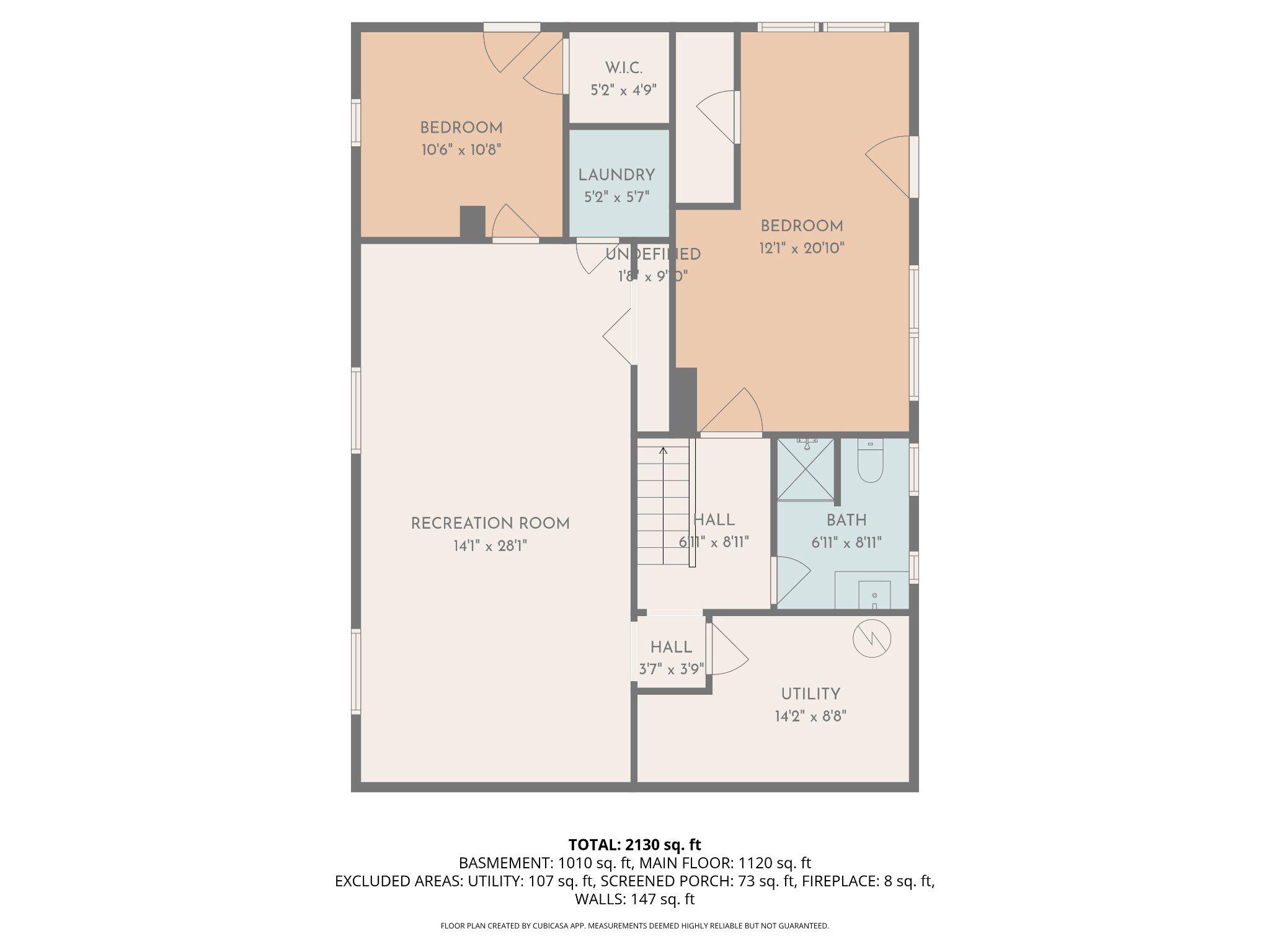 2016 32nd Street Southeast Washington, DC 20020 - Photo 23 of 24 Basement Layout