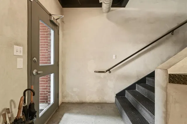 a view of an entryway with seating