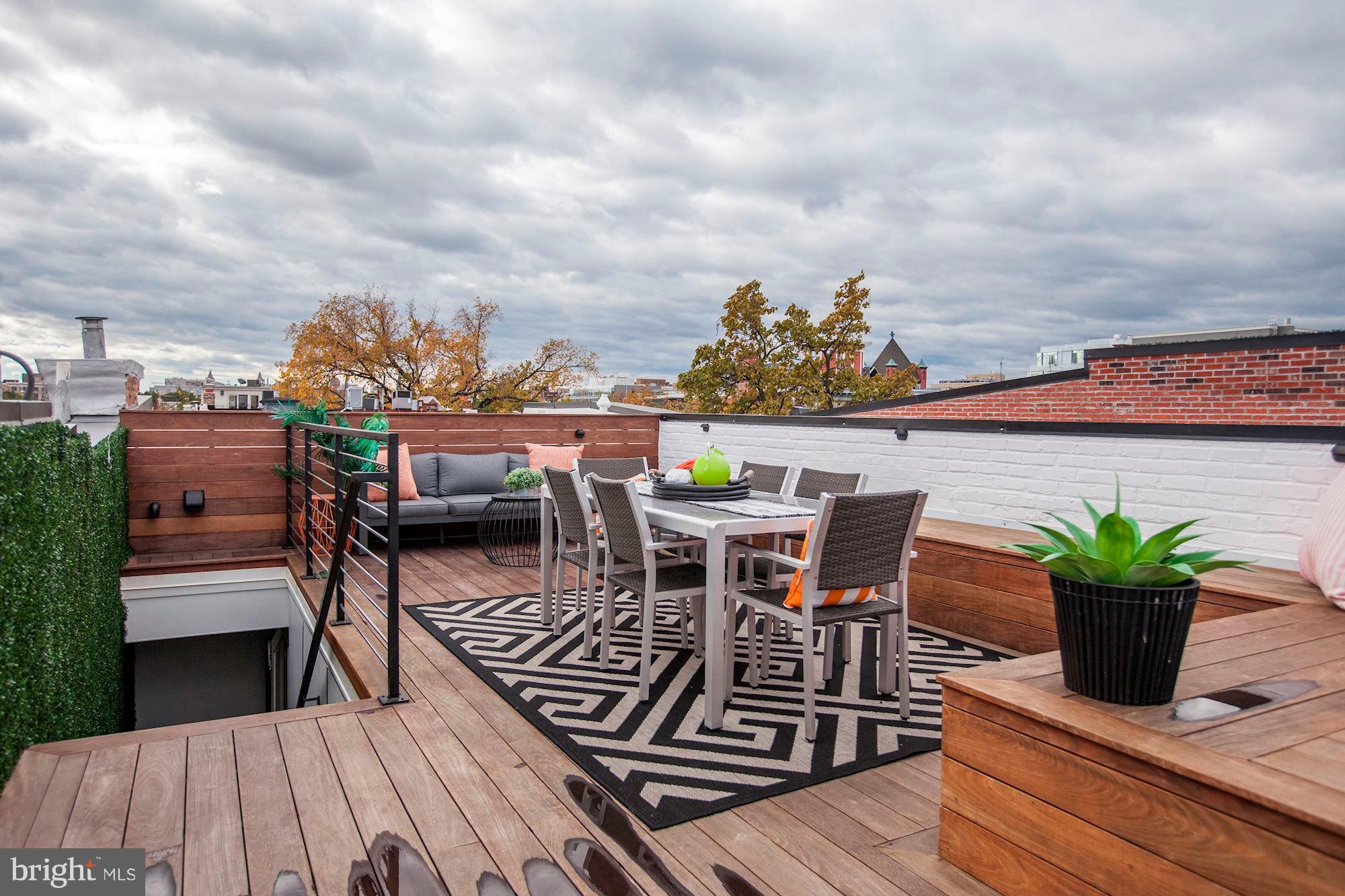 1309 R Street Northwest, Unit 2 Washington, DC 20009 - Photo 16 of 25 Private Rooftop Deck