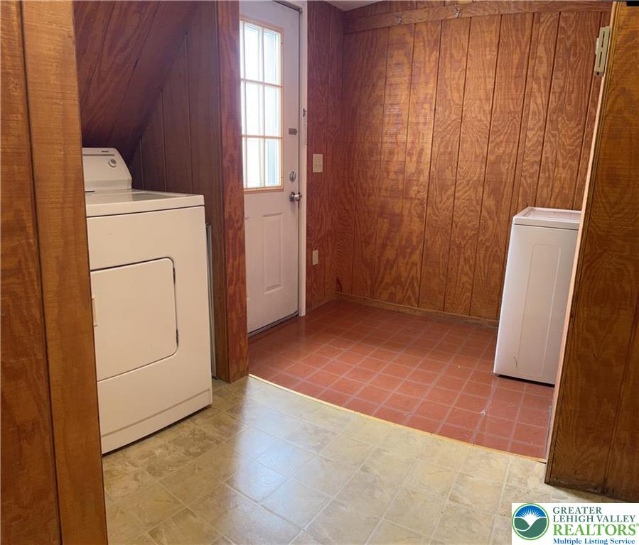 402 Prospect Avenue, Unit E2 Bethlehem, PA 18018 - Photo 4 of 11 a view of a storage and utility room with a washer dryer