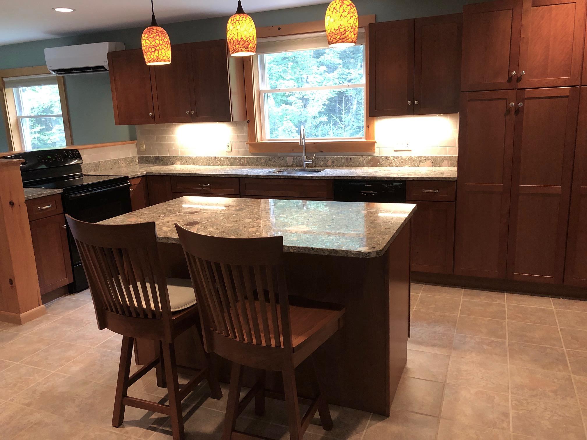 24 Ledges Road Bass Harbor, ME 04653 - Photo 19 of 61 Kitchen is open to dining & living