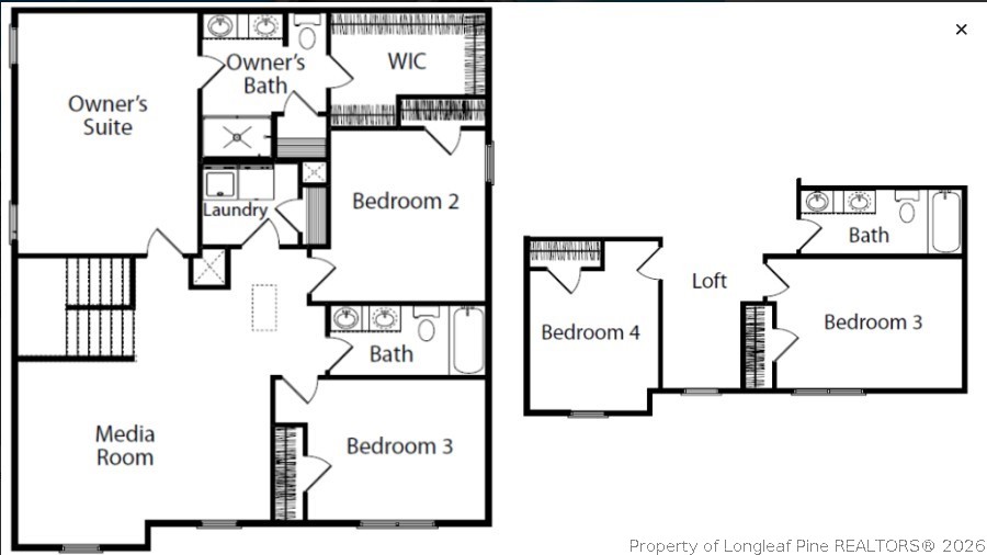 522 Open Range (lot 56) Rd Spring Lake Spring Lake, NC 28390 - Photo 4 of 4 2nd floor may vary