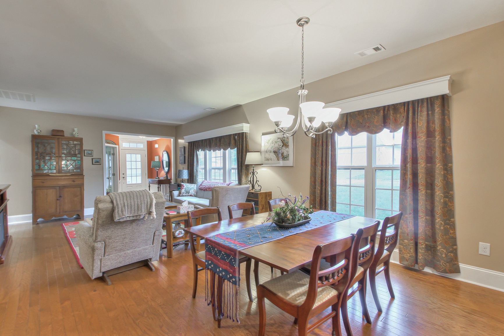 396 Blockade Lane Mount Juliet, TN 37122 - Photo 9 of 30 a view of a dining room with furniture window and wooden floor