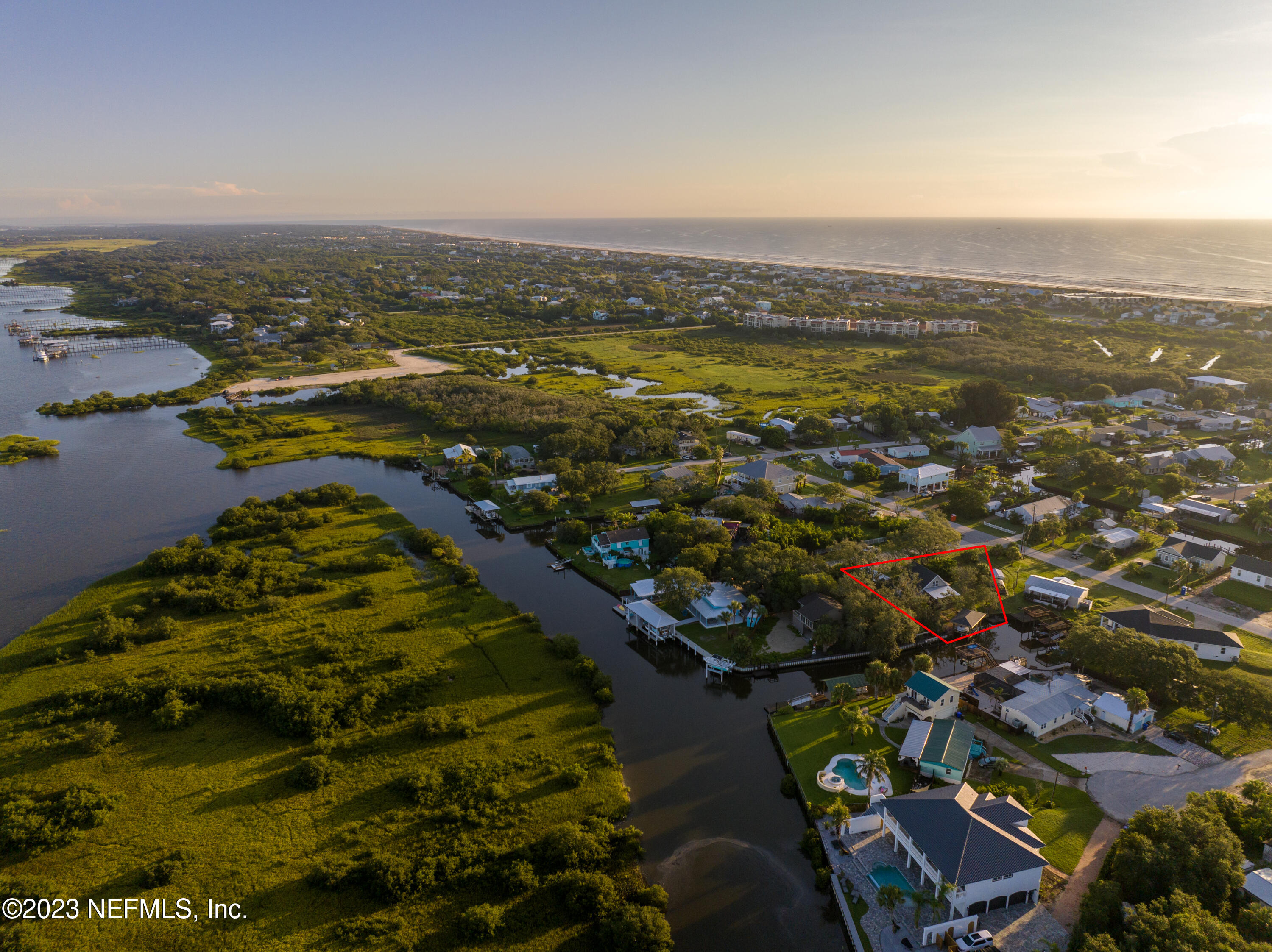 281 Ole Road St. Augustine, FL 32080 - Photo 1 of 61 an aerial view of residential building and lake