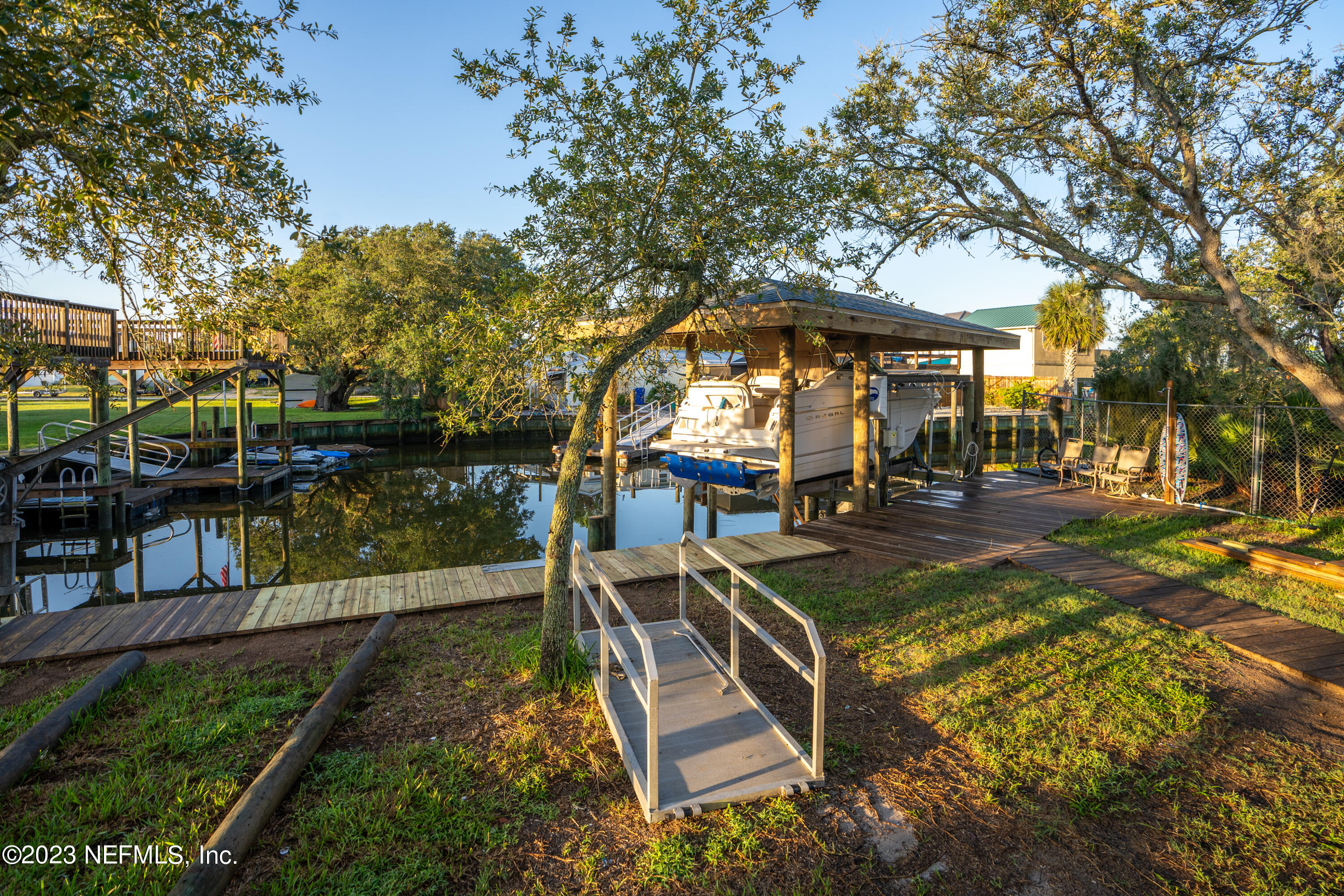 281 Ole Road St. Augustine, FL 32080 - Photo 32 of 61 Boathouse and floating dock access