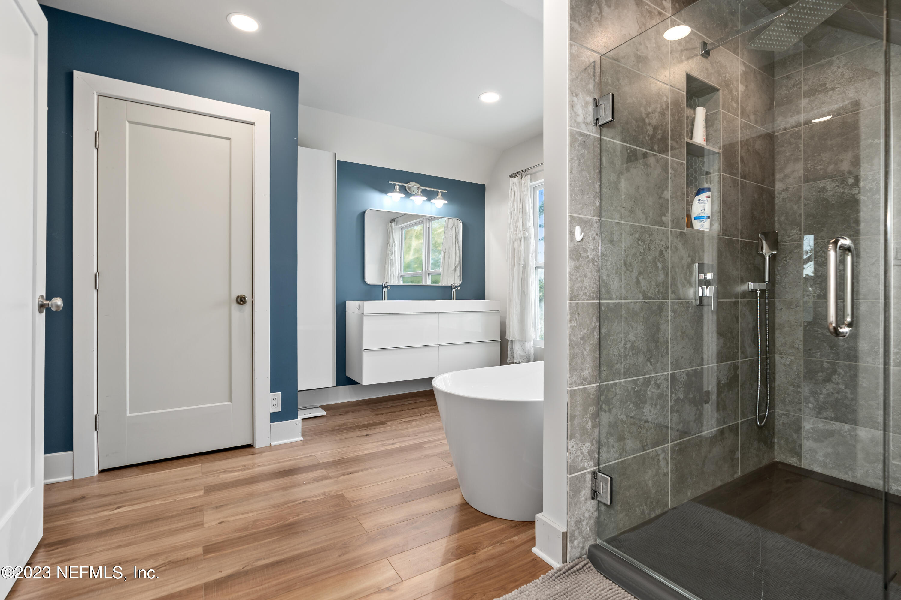 281 Ole Road St. Augustine, FL 32080 - Photo 50 of 61 a bathroom with a shower and a sink