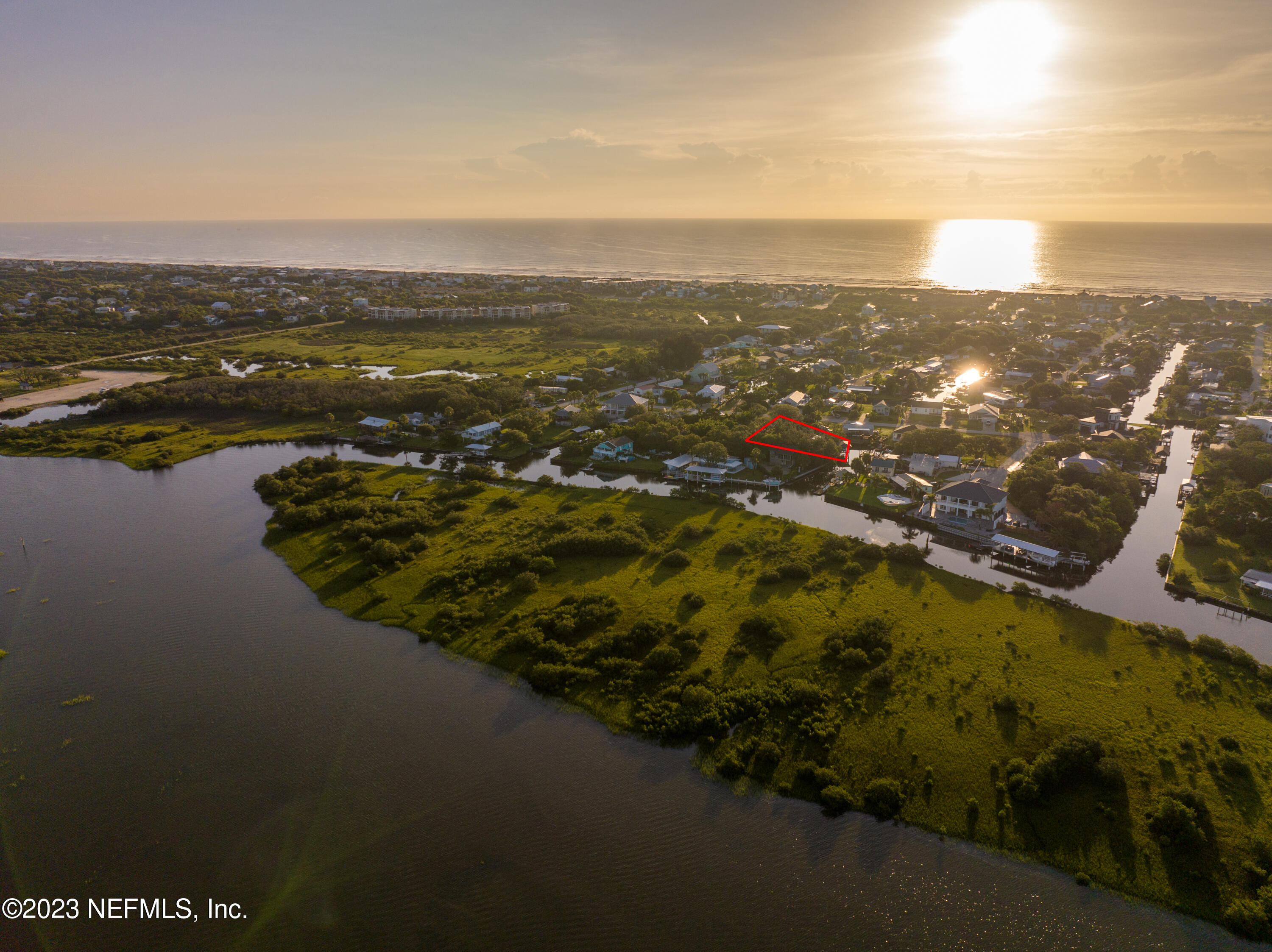 281 Ole Road St. Augustine, FL 32080 - Photo 10 of 61 an aerial view of residential building and ocean