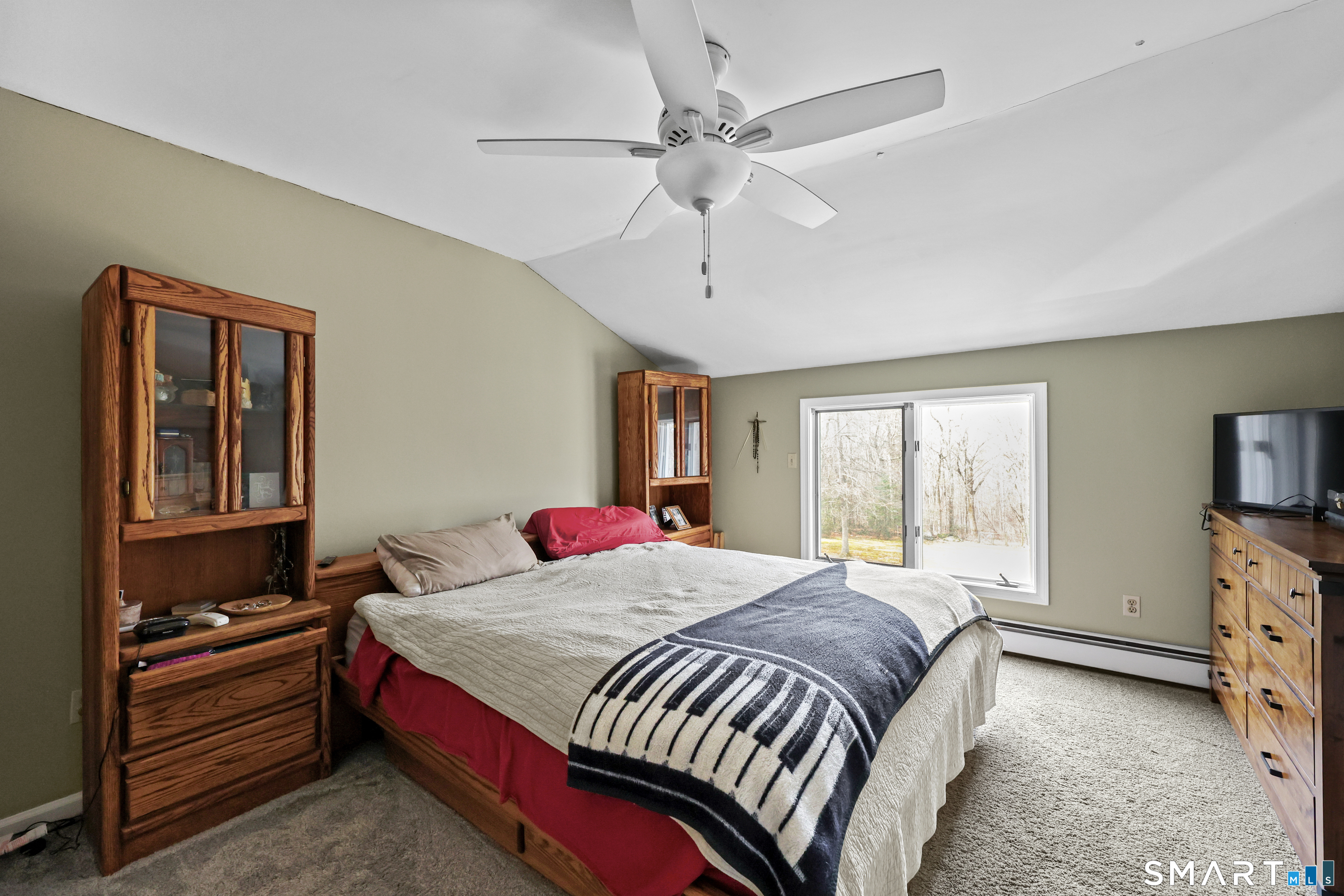 76 Shafer Road New Hartford, CT 06057 - Photo 16 of 25 Primary Bedroom, walk in closet & Split Unit