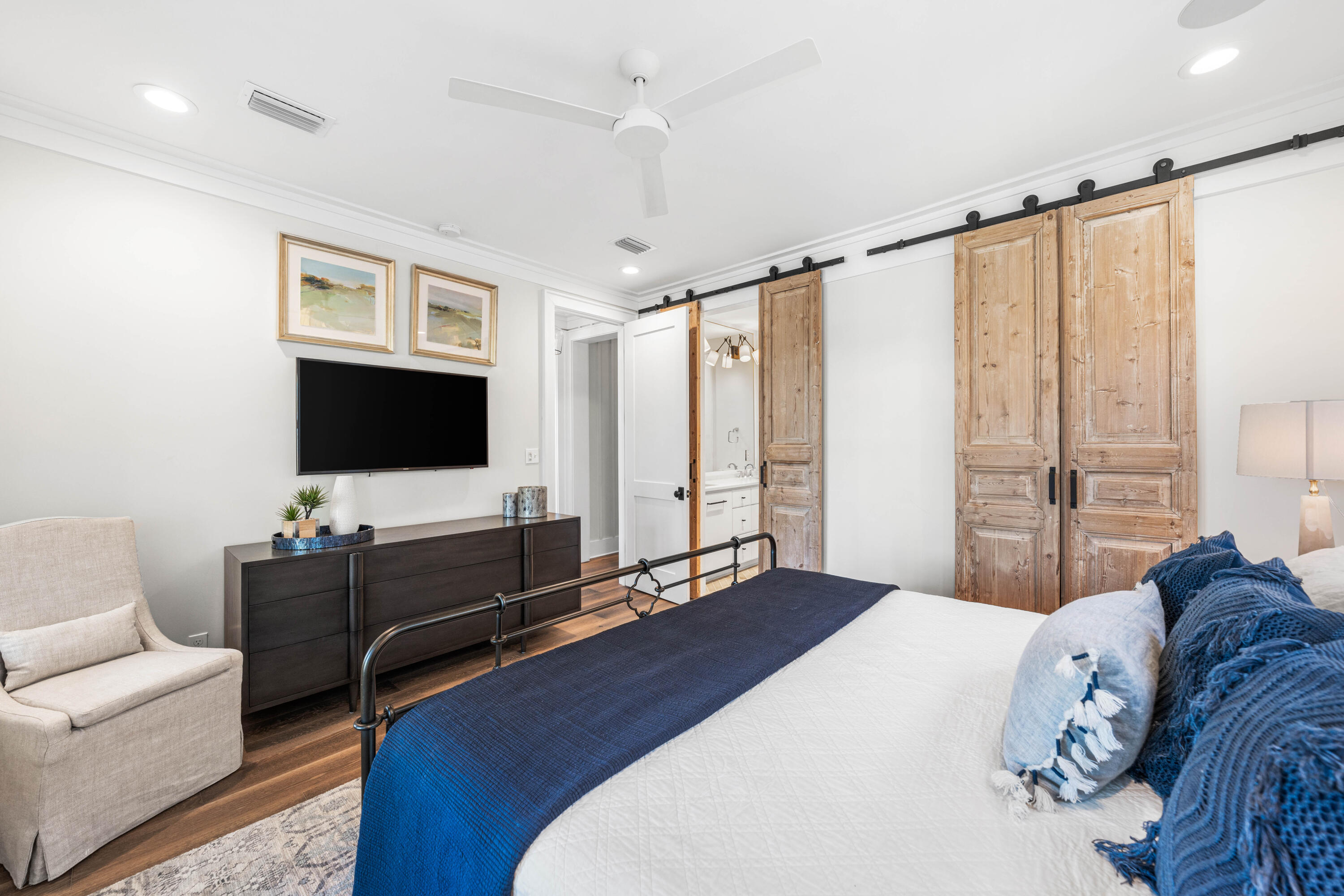 41 Compass Point Way Watersound, FL 32461 - Photo 40 of 75 a bedroom with a bed window and television