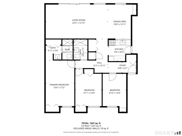 a picture of a floor plan