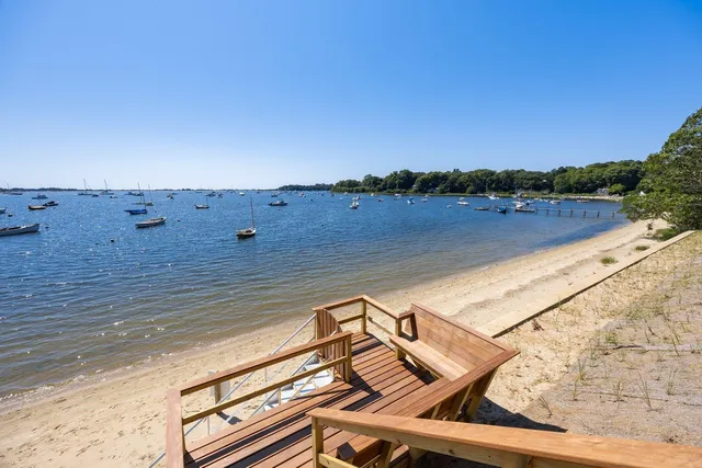 a view of lake and mountain