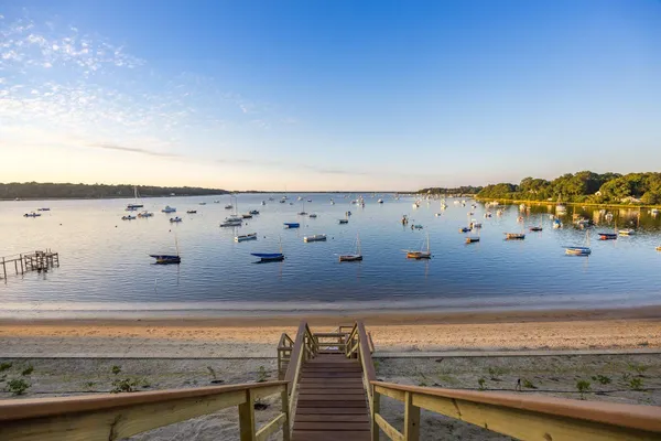 a view of a terrace with skyline