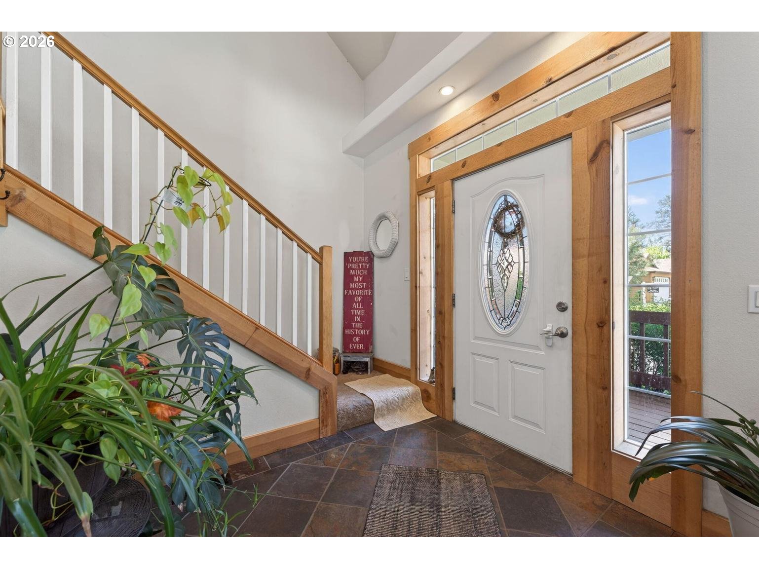 538 North Tam Rim Drive Sisters, OR 97759 - Photo 24 of 45 a view of entryway with stairs and wooden floor