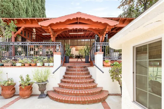 a view of city and mountain