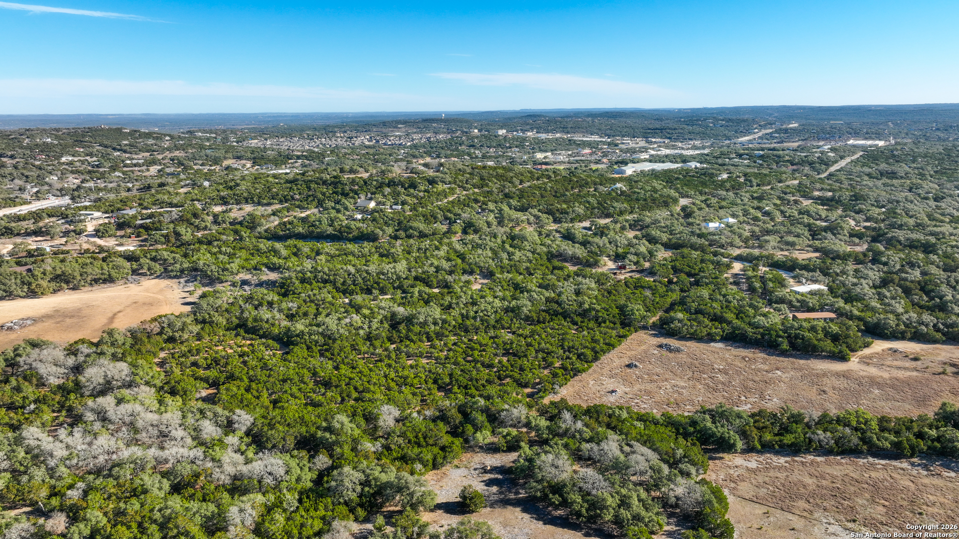 1515 Old Boerne Road Bulverde, TX 78163 - Photo 7 of 21 an aerial view of a residential houses with city view