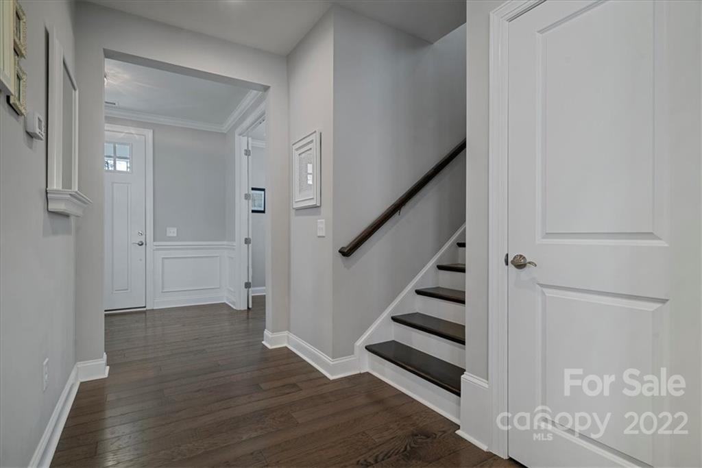221 Helton Lane Fort Mill, SC 29708 - Photo 8 of 48 a view of a hallway with wooden floor and entryway