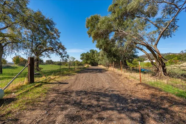 a view of backyard with green space