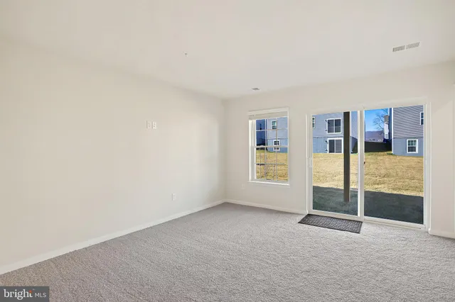 a view of an empty room