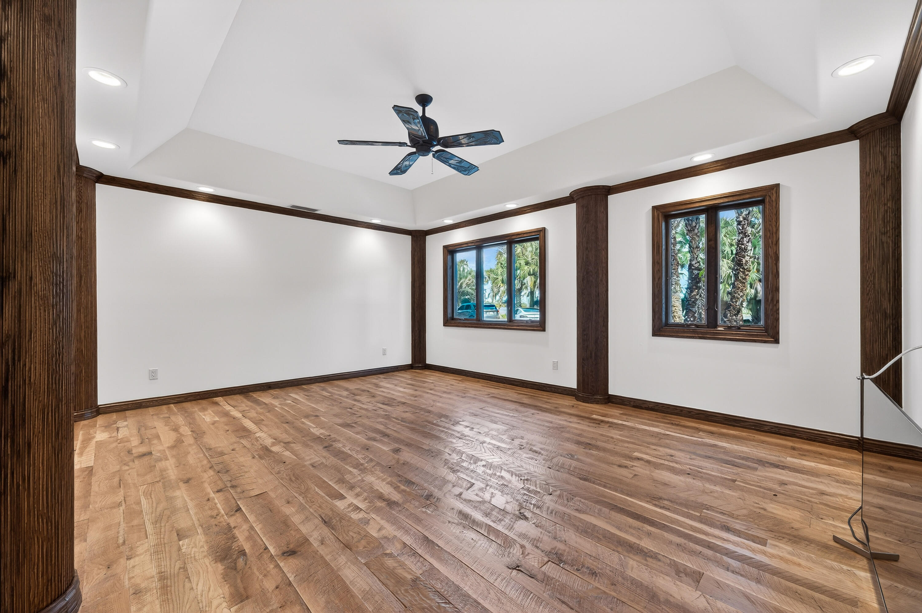 200 South Graves Road Fort Pierce, FL 34945 - Photo 27 of 58 a view of an empty room with a window and wooden floor