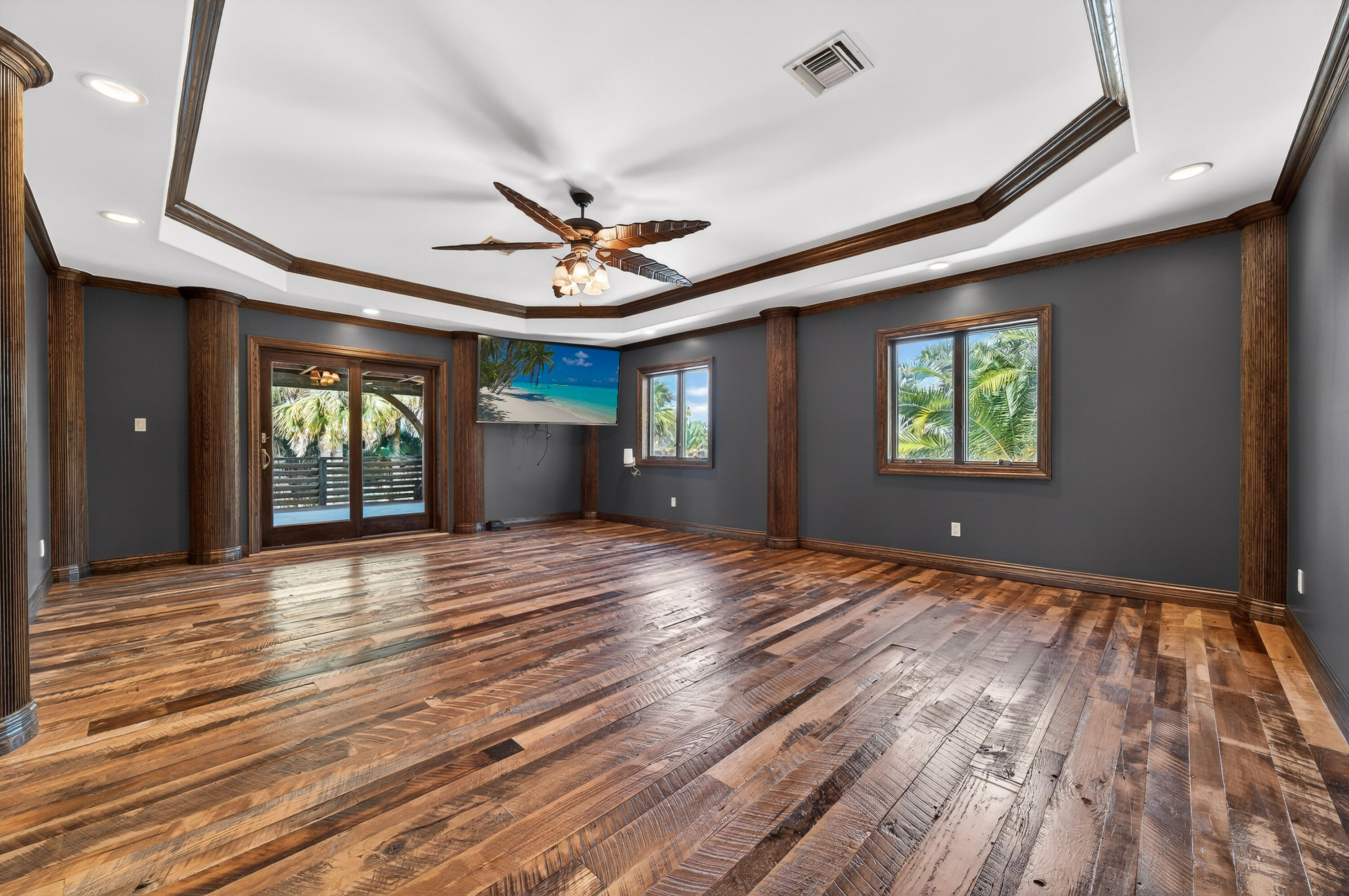 200 South Graves Road Fort Pierce, FL 34945 - Photo 31 of 58 a view of an empty room with window and wooden floor