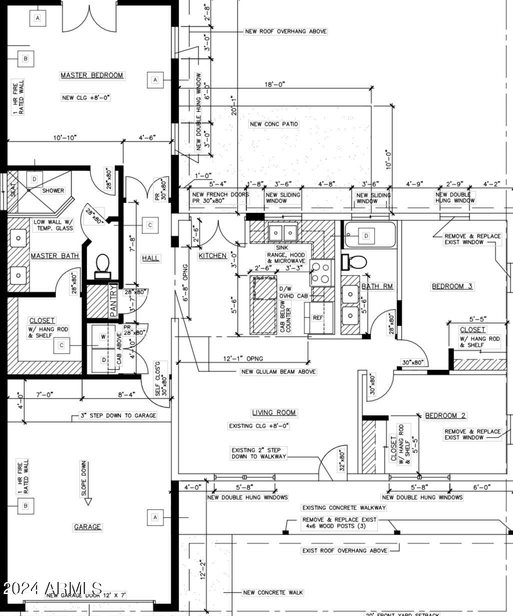 2512 East Cheery Lynn Road Phoenix, AZ 85016 - Photo 34 of 34 Open A-3 FLOOR PLAN