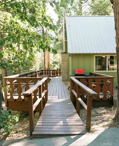 a view of a chairs on the roof deck