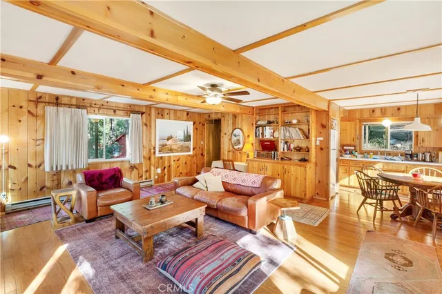 a living room filled with furniture