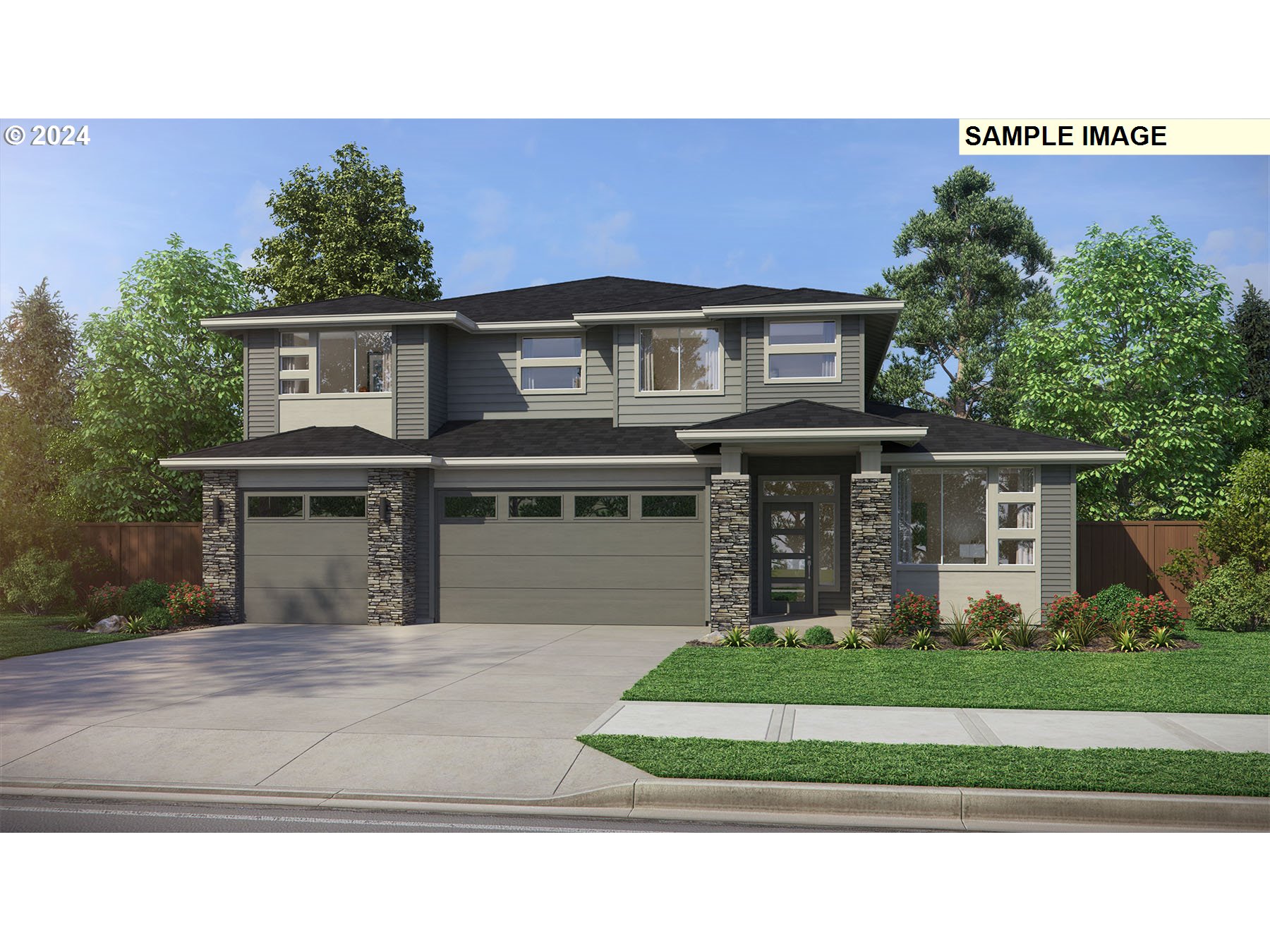 1202 South 46th Place Ridgefield, WA 98642 - Photo 1 of 25 a front view of a house with a garden
