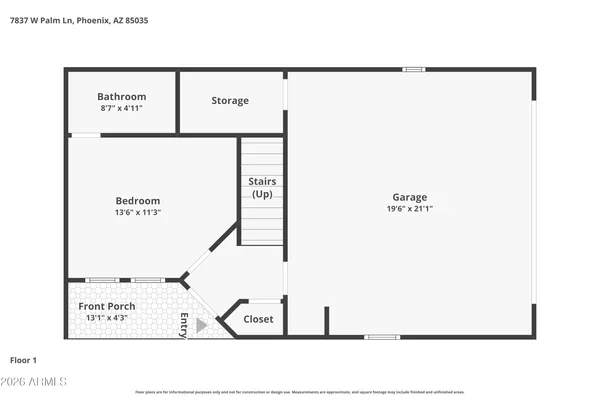 $329,000 | 7837 West Palm Lane, Phoenix, AZ 85035