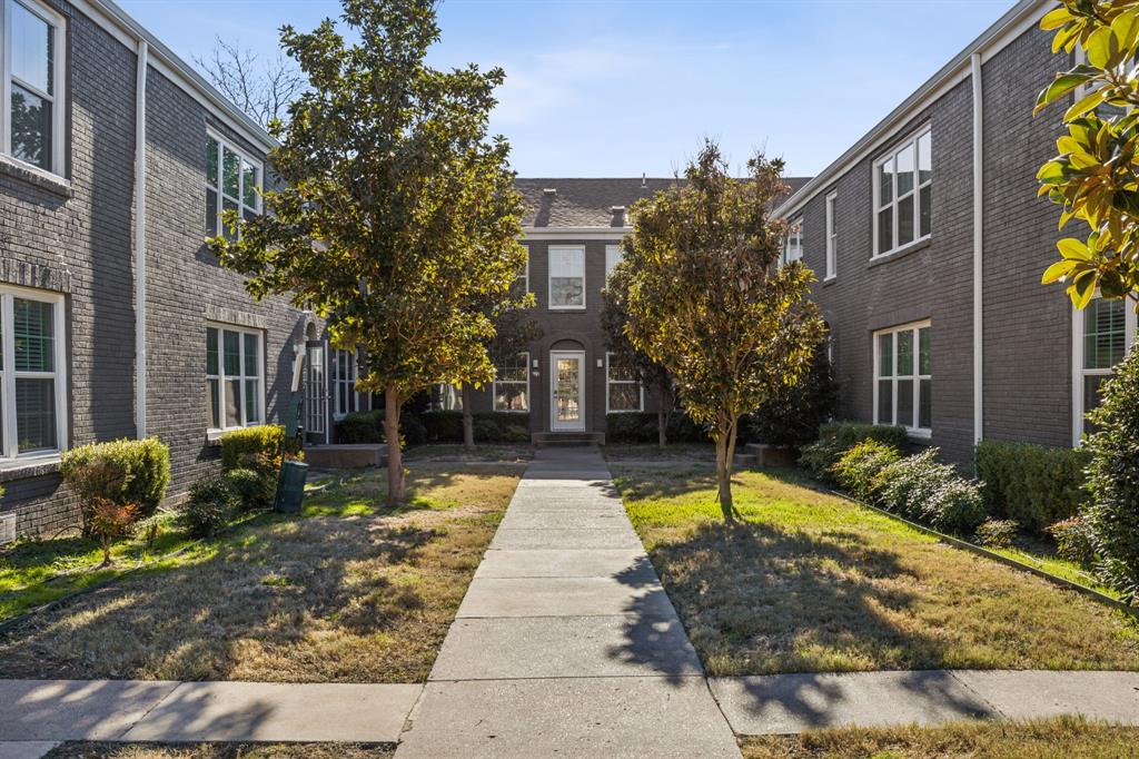 4402 Swiss Avenue Dallas, TX 75204 - Photo 2 of 11 a view of a building with sitting area and garden
