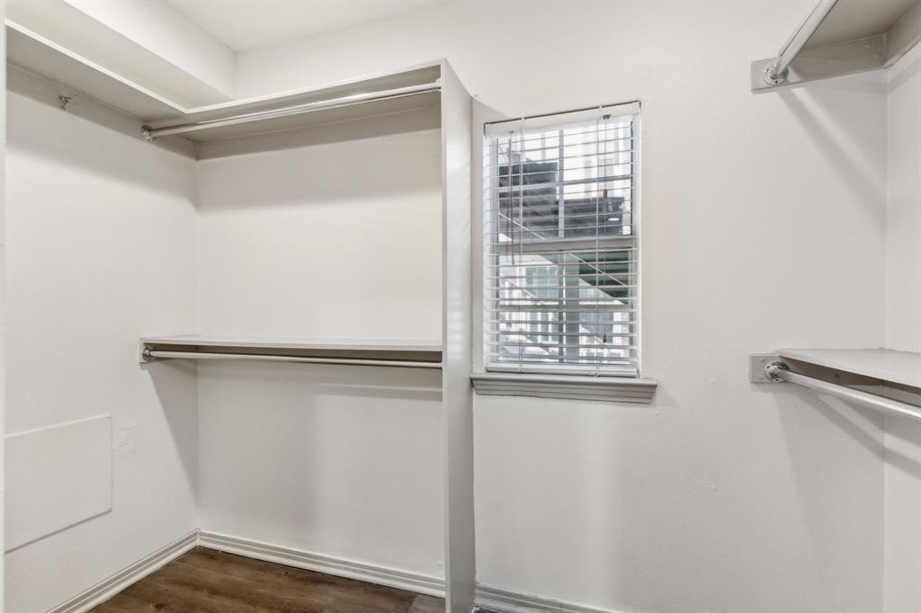 4402 Swiss Avenue Dallas, TX 75204 - Photo 6 of 11 a view of walk in closet with window