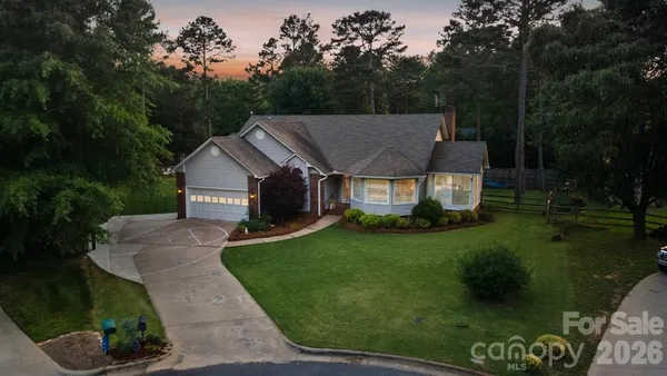 a aerial view of a house